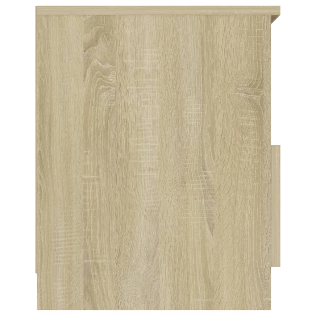 Tables de chevet 2 pcs. Chêne Sonoma 40x40x50 cm matériau bois