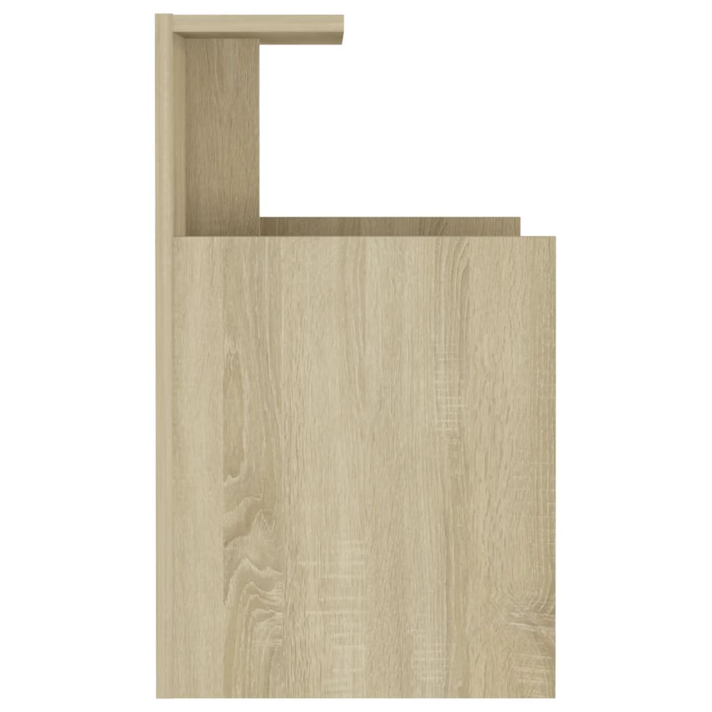 Tables de chevet 2 pcs. Chêne Sonoma 40x35x60 cm matériau bois