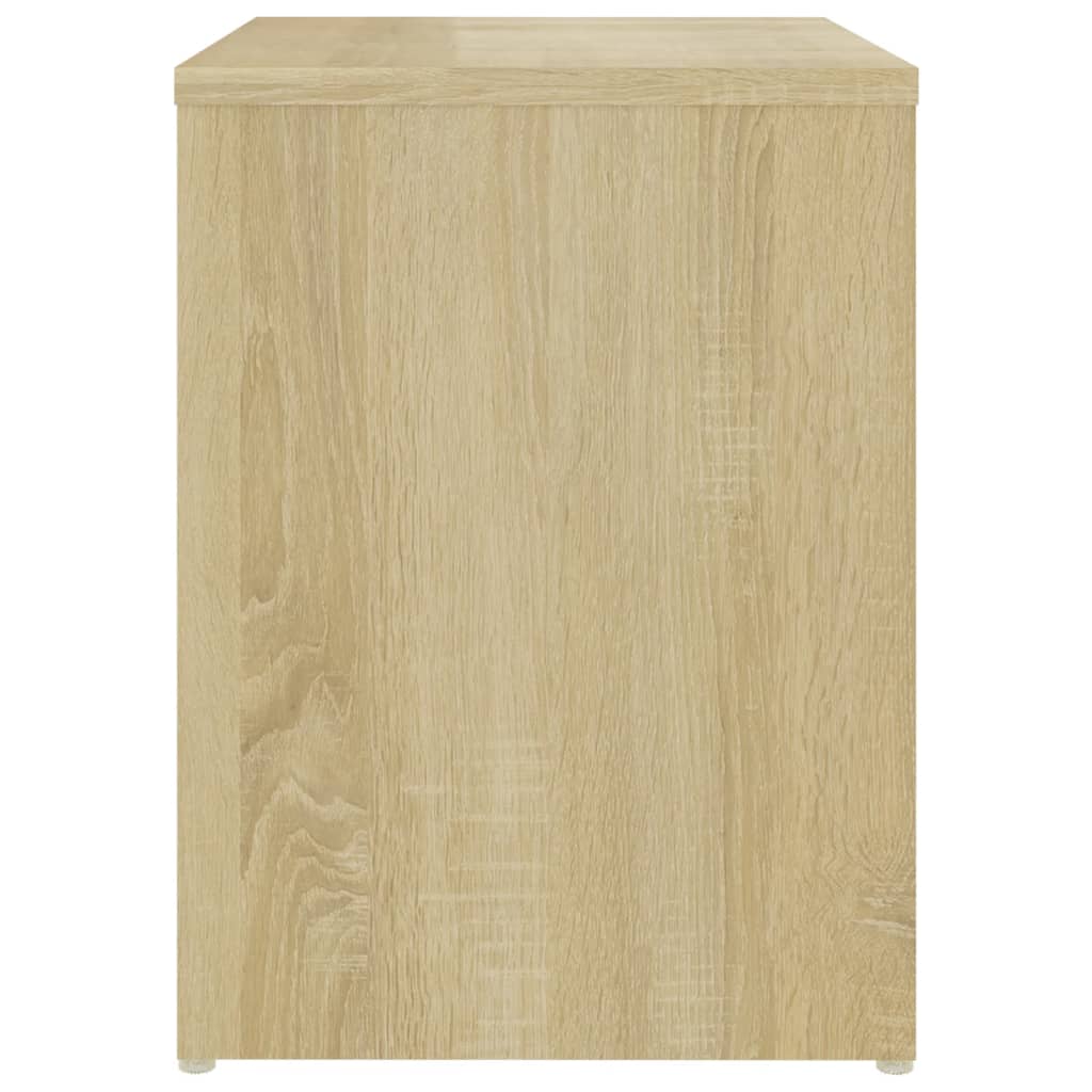 Tables de chevet 2 pcs. Chêne Sonoma 40x30x40 cm matériau bois