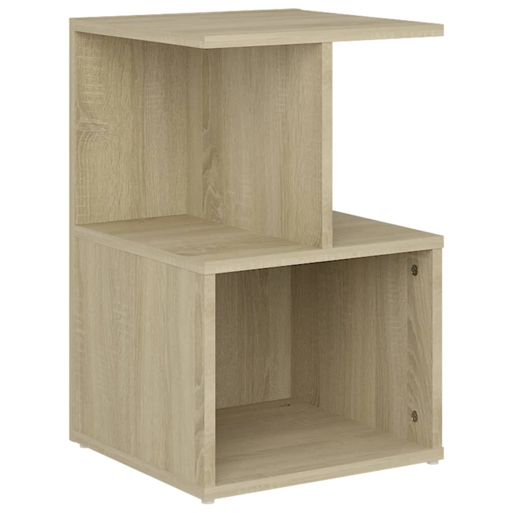 Table de chevet chêne Sonoma 35x35x55 cm en bois