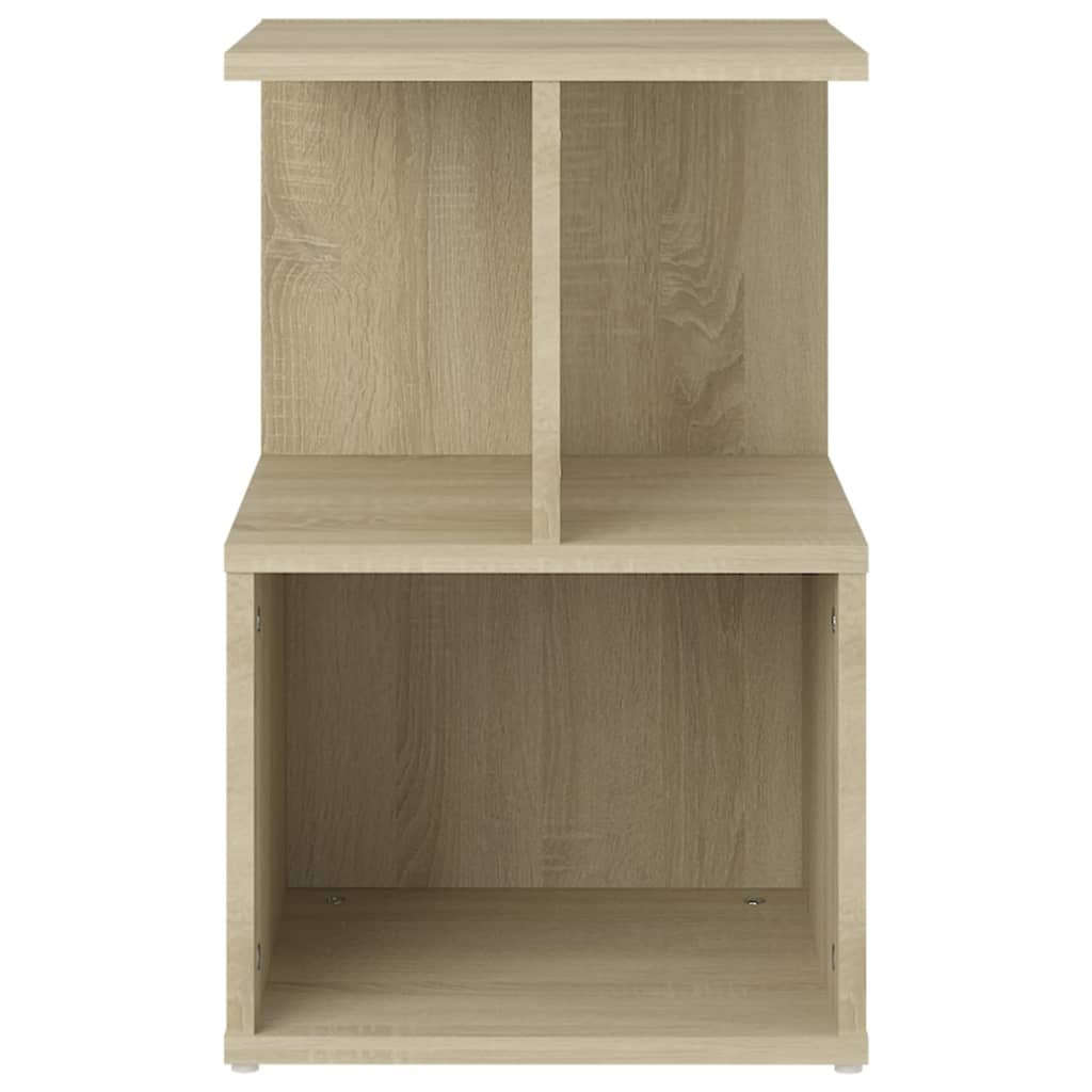Tables de chevet 2 pcs. Chêne Sonoma 35x35x55 cm matériau bois