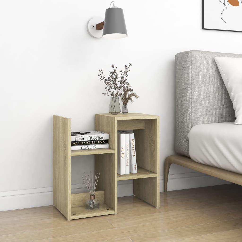 Tables de chevet 2 pcs. Chêne Sonoma 50x30x51,5 cm matériau bois