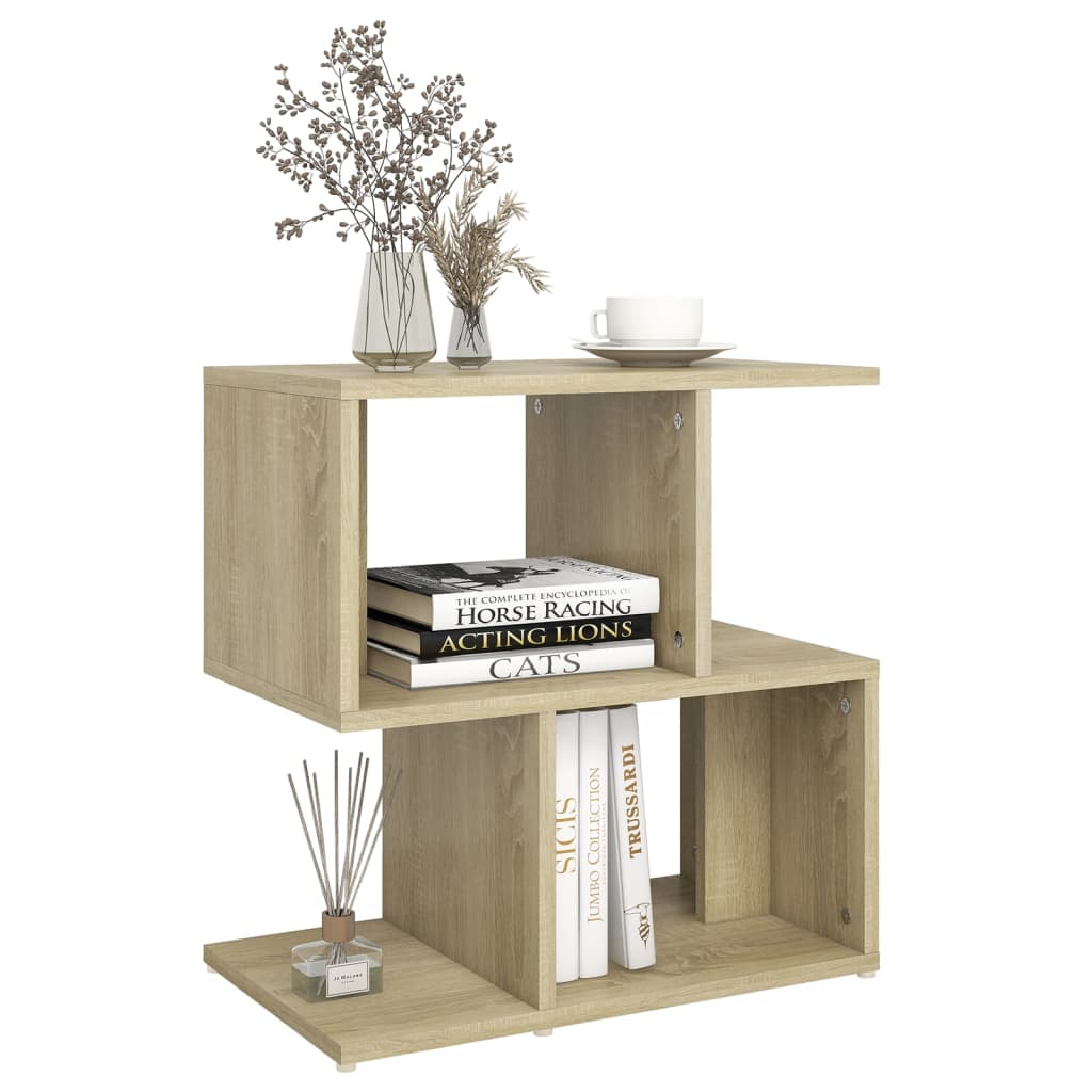 Tables de chevet 2 pcs. Chêne Sonoma 50x30x51,5 cm matériau bois