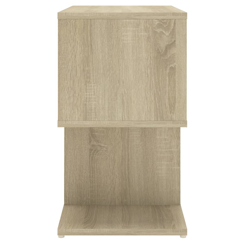 Tables de chevet 2 pcs. Chêne Sonoma 50x30x51,5 cm matériau bois