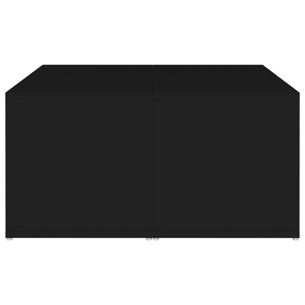 Couchtische 4 Stk. Schwarz 33x33x33 cm Holzwerkstoff