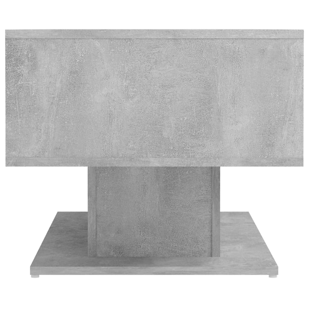 Table basse en béton gris 103,5 x 50 x 44,5 cm, matériau bois