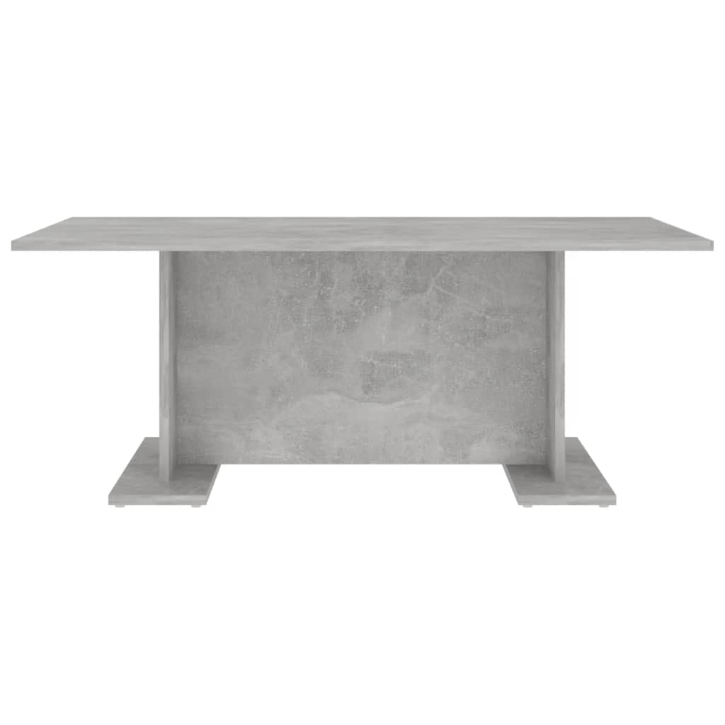 Table basse en béton gris 103,5x60x40 cm en bois