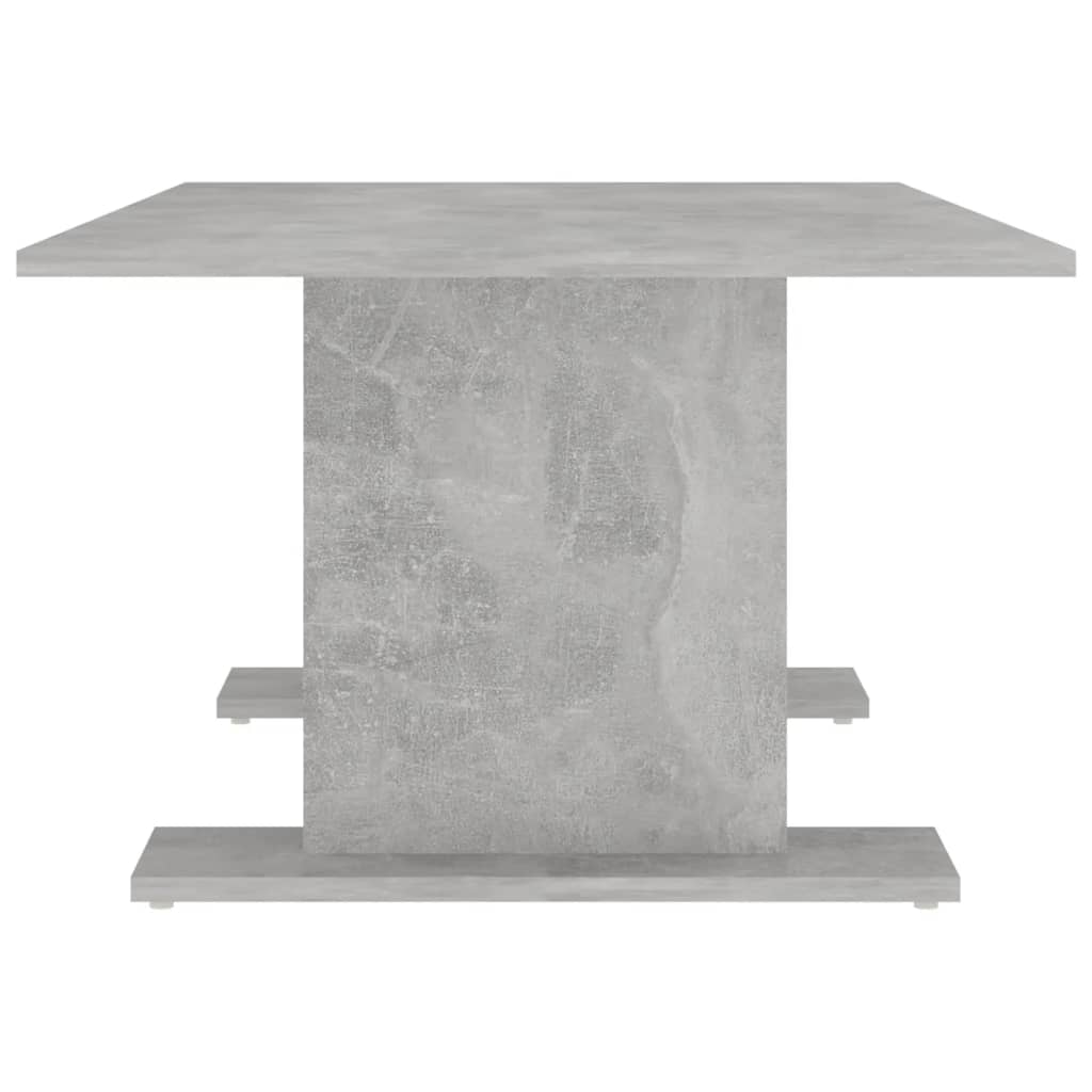 Table basse en béton gris 103,5x60x40 cm en bois