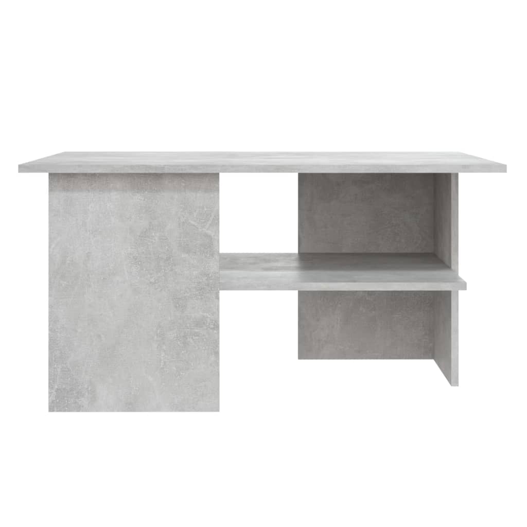 Table basse en béton gris 90x60x46,5 cm en bois