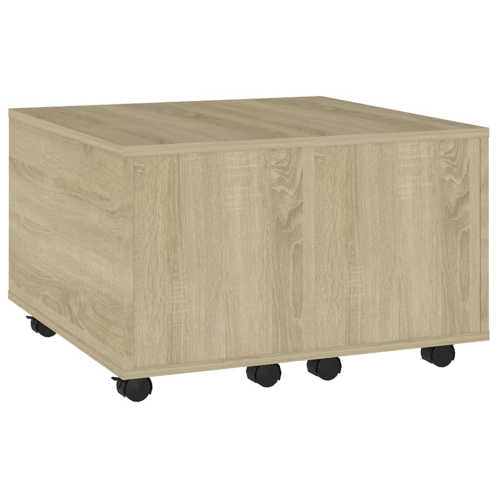 Coffee table Sonoma oak 60x60x38 cm wood material