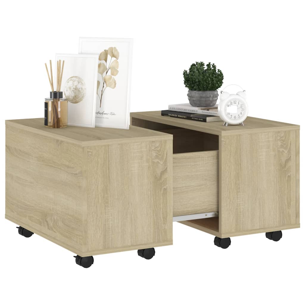Coffee table Sonoma oak 60x60x38 cm wood material
