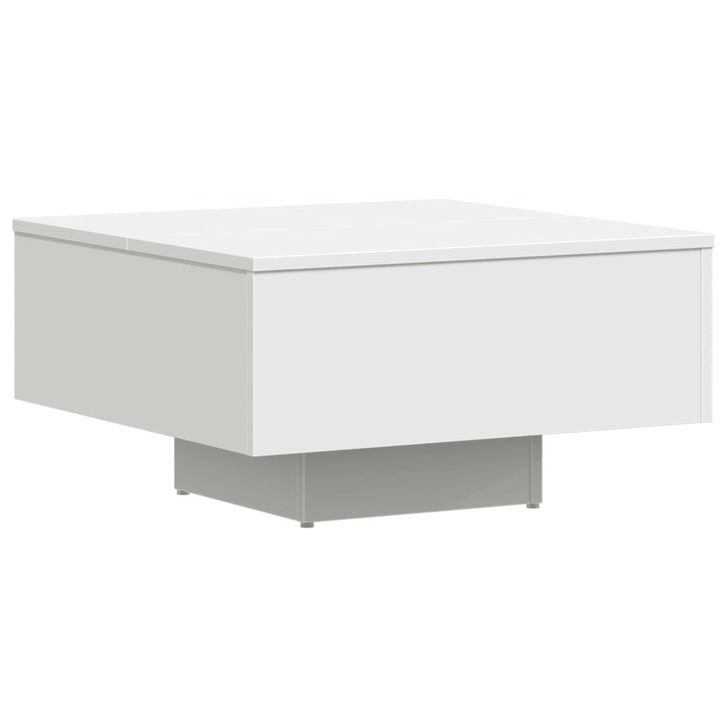 Coffee Table White 60x60x31.5 cm Wood Material