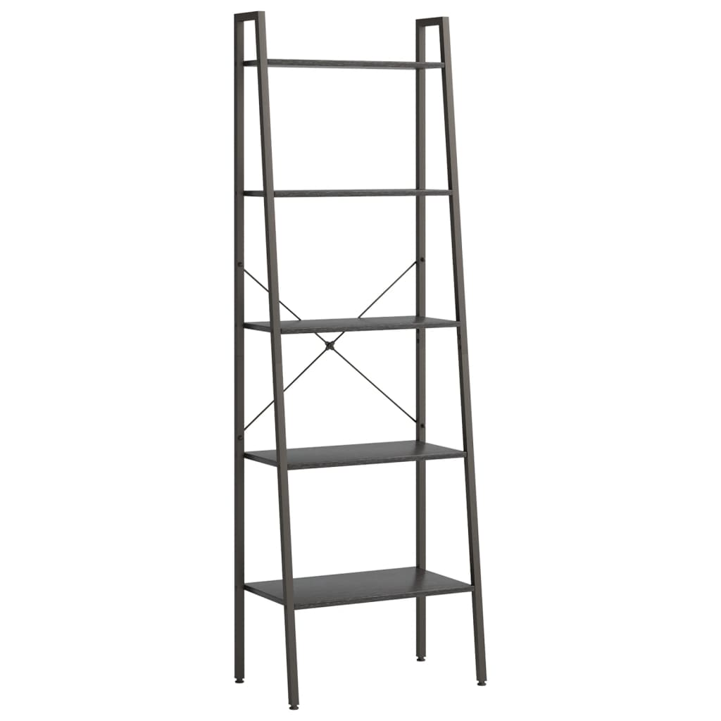 Étagère autoportante à 5 niveaux, noire, 56 x 35 x 174 cm
