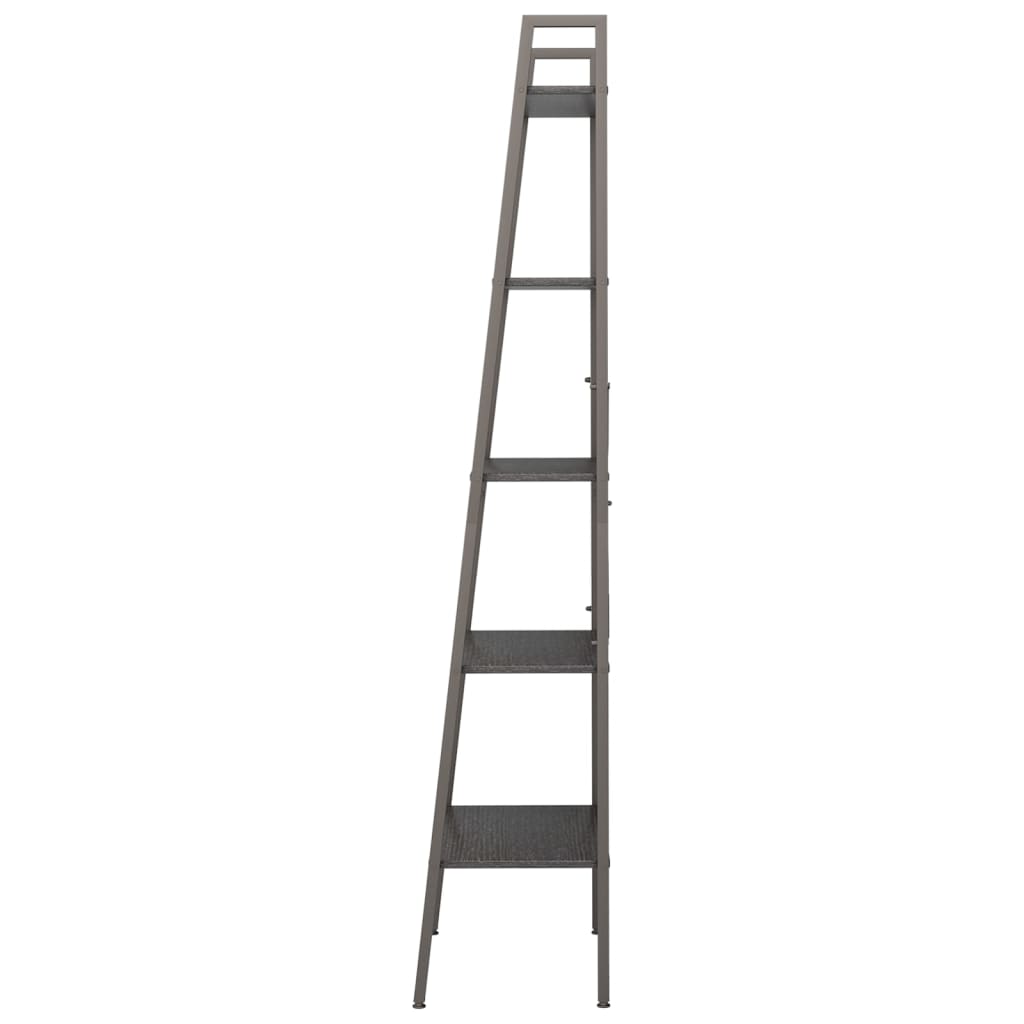 Étagère autoportante à 5 niveaux, noire, 56 x 35 x 174 cm