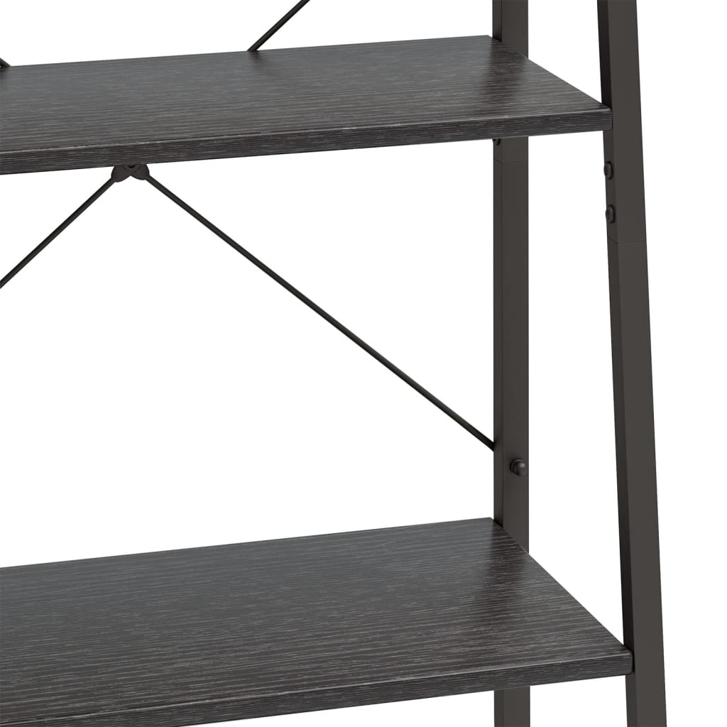 Étagère autoportante à 5 niveaux, noire, 56 x 35 x 174 cm
