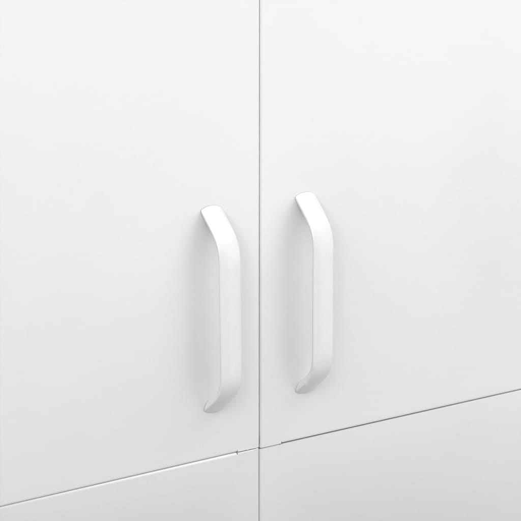 Armoire blanche 90x50x180 cm en acier