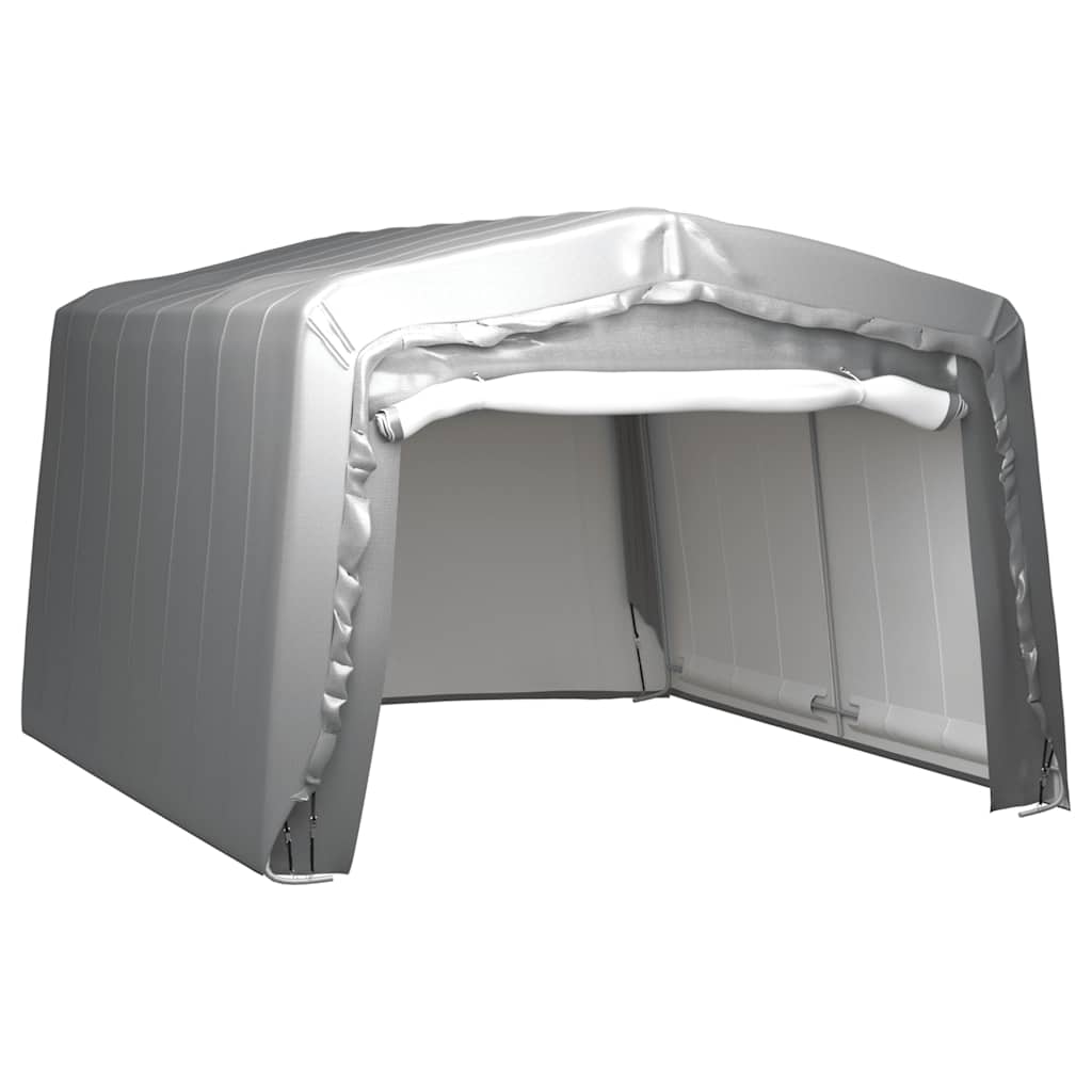 Tente de rangement 370x370 cm gris acier