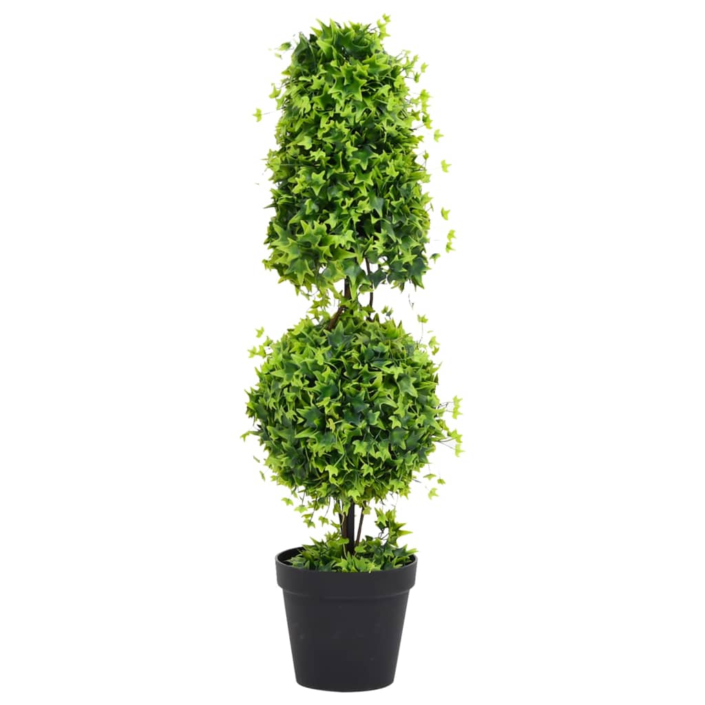 Buis artificiel avec pot vert 100 cm