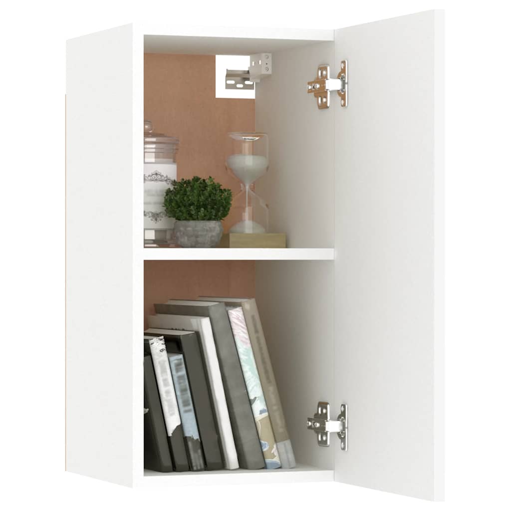 3-tlg. TV-Schrank-Set Weiß Holzwerkstoff