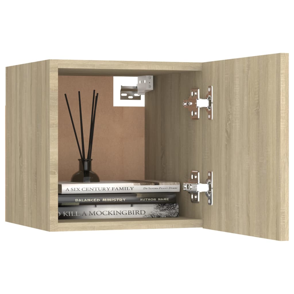 6-piece TV cabinet set Sonoma oak wood material