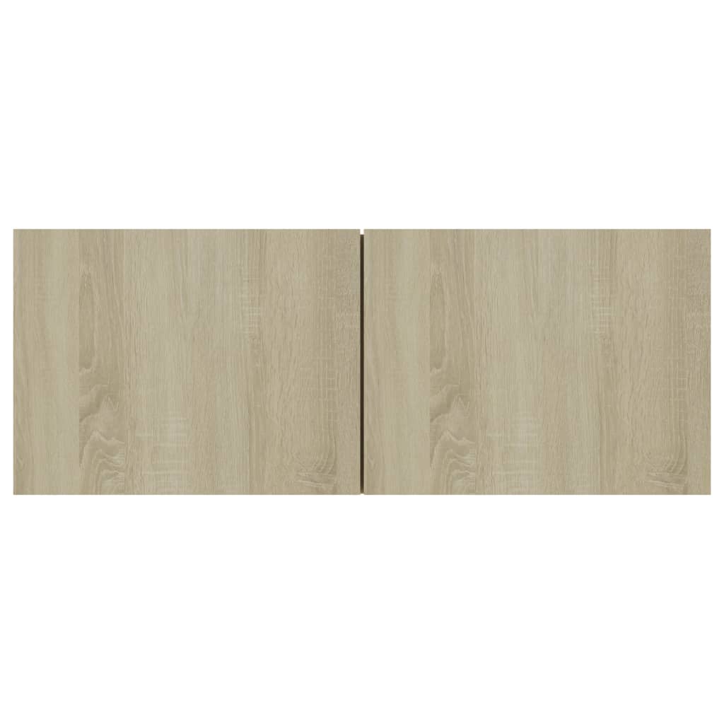 TV cabinets 3 pcs. Sonoma oak wood material