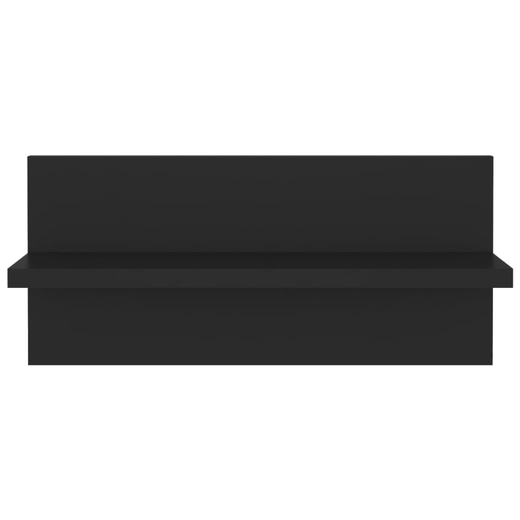 Wandregale 4 Stk. Schwarz 40x11,5x18 cm Holzwerkstoff