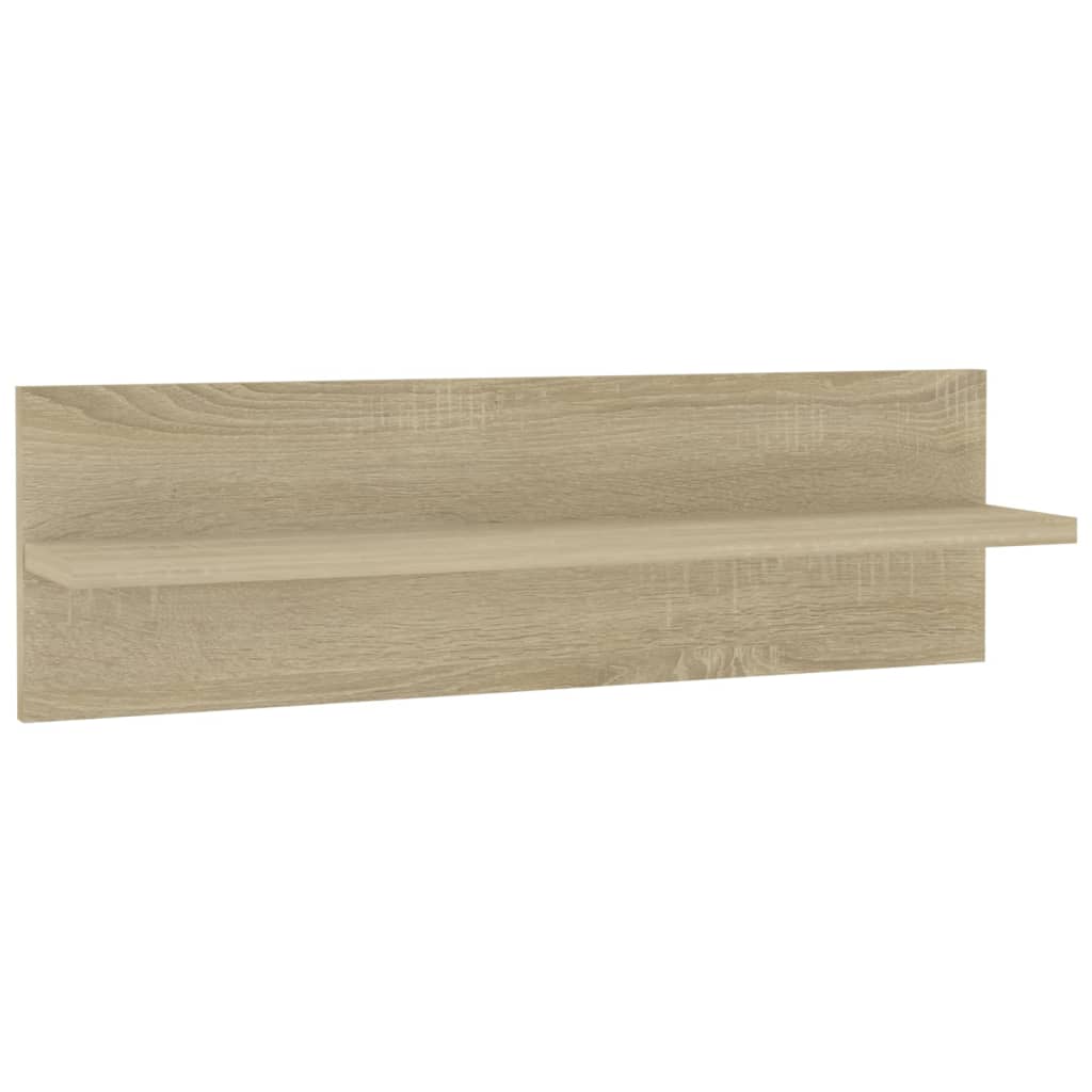 Wandregale 4 Stk. Sonoma-Eiche 60x11,5x18 cm Holzwerkstoff