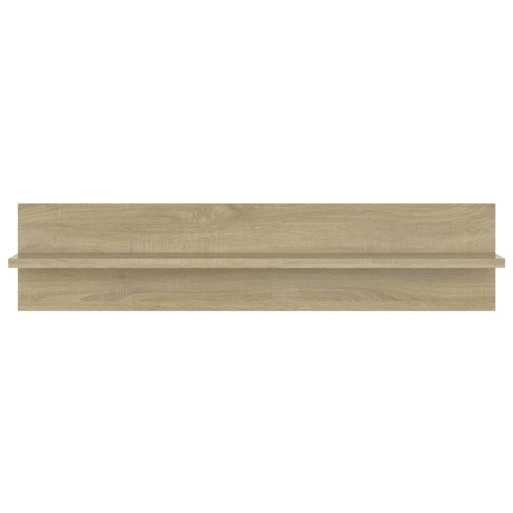 Wandregale 4 Stk. Sonoma-Eiche 80x11,5x18 cm Holzwerkstoff