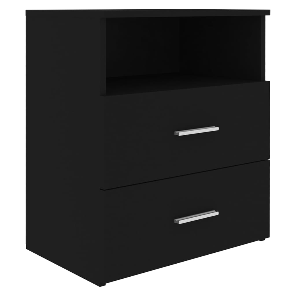 Tables de chevet 2 pièces Noir 50x32x60 cm