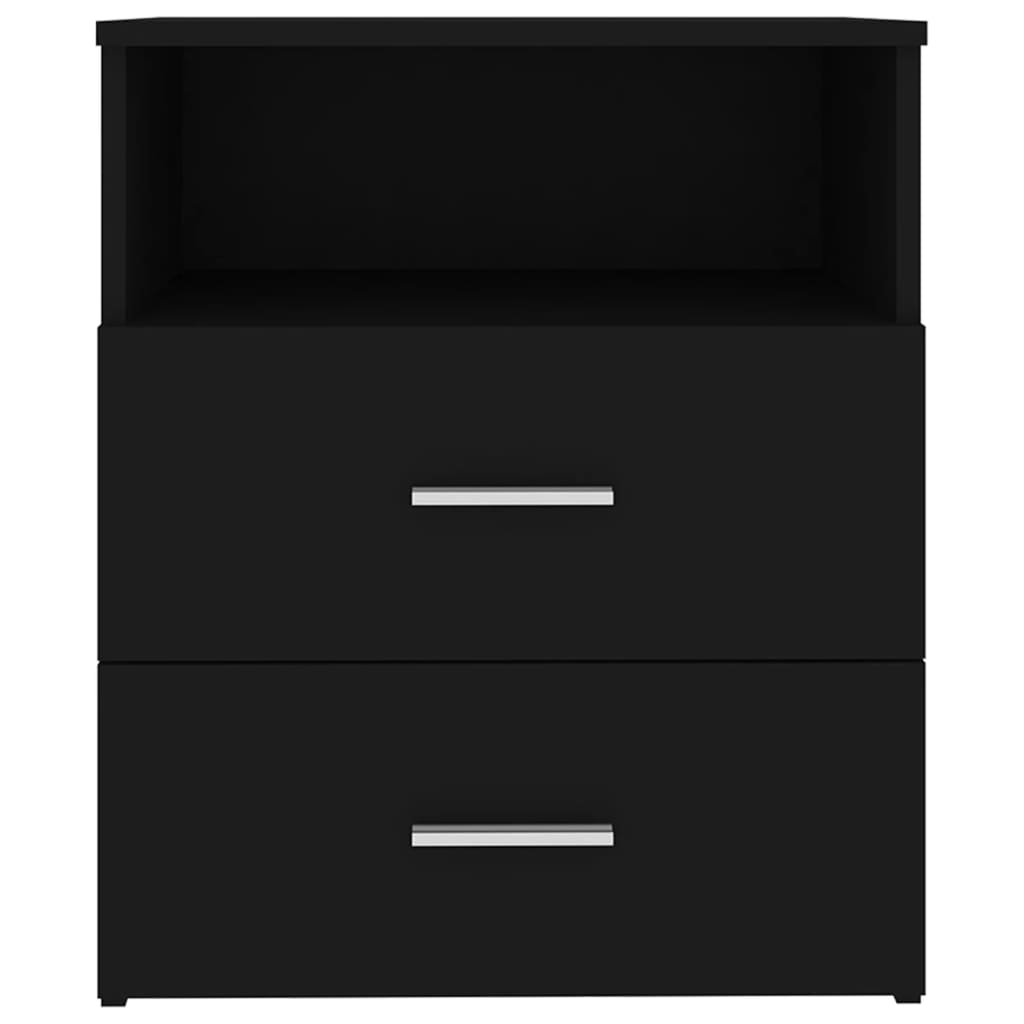 Tables de chevet 2 pièces Noir 50x32x60 cm