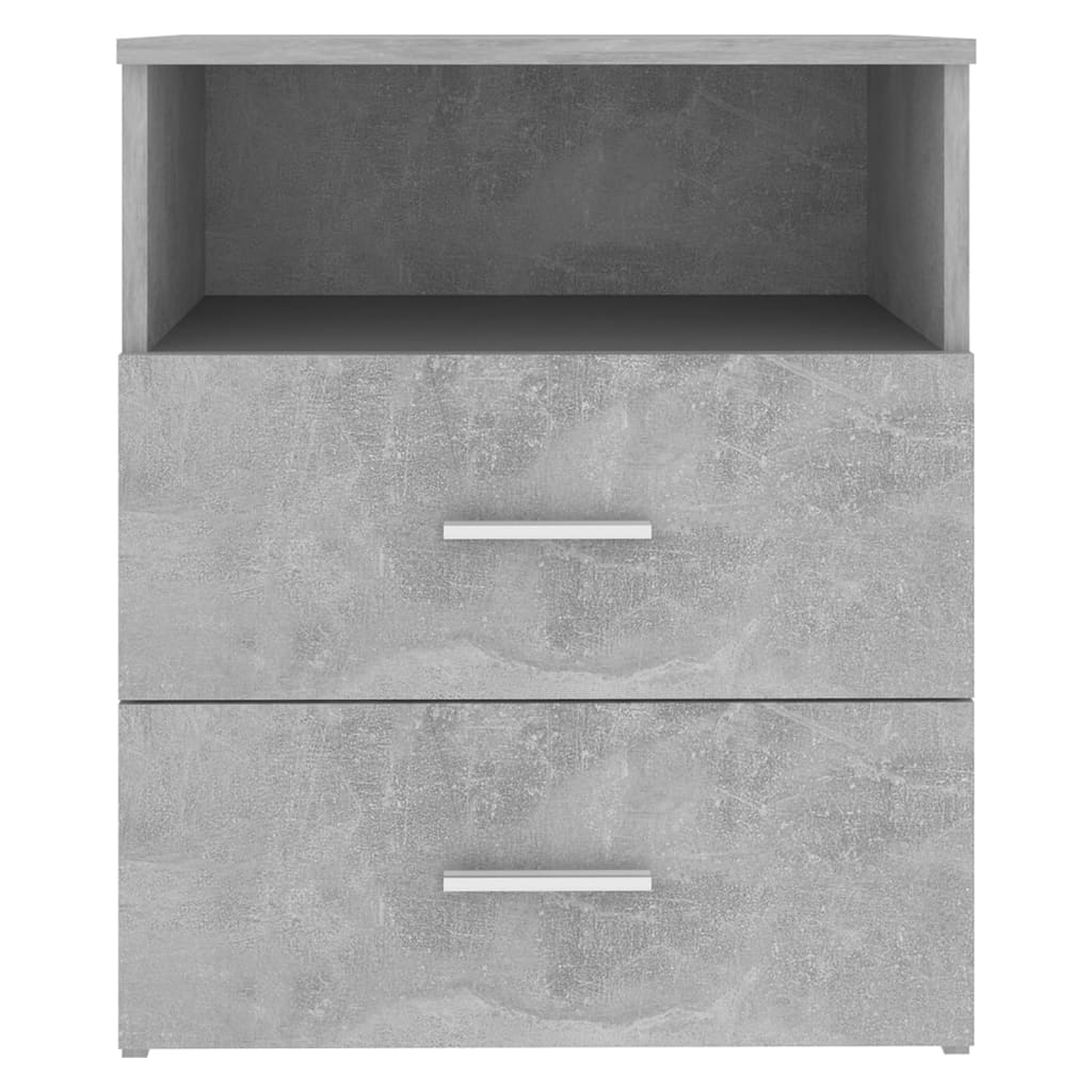 Bedside tables 2 pcs. Concrete gray 50x32x60cm