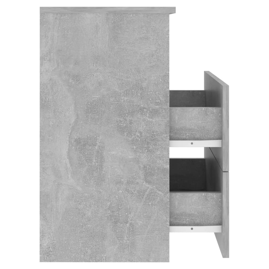Bedside tables 2 pcs. Concrete gray 50x32x60cm