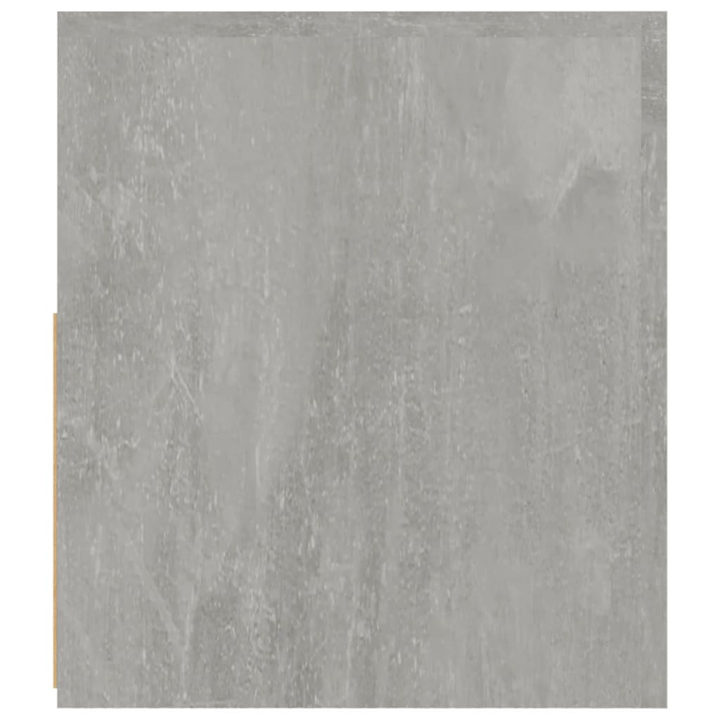 Tables de chevet 2 pièces avec LED gris béton 60x35x40 cm