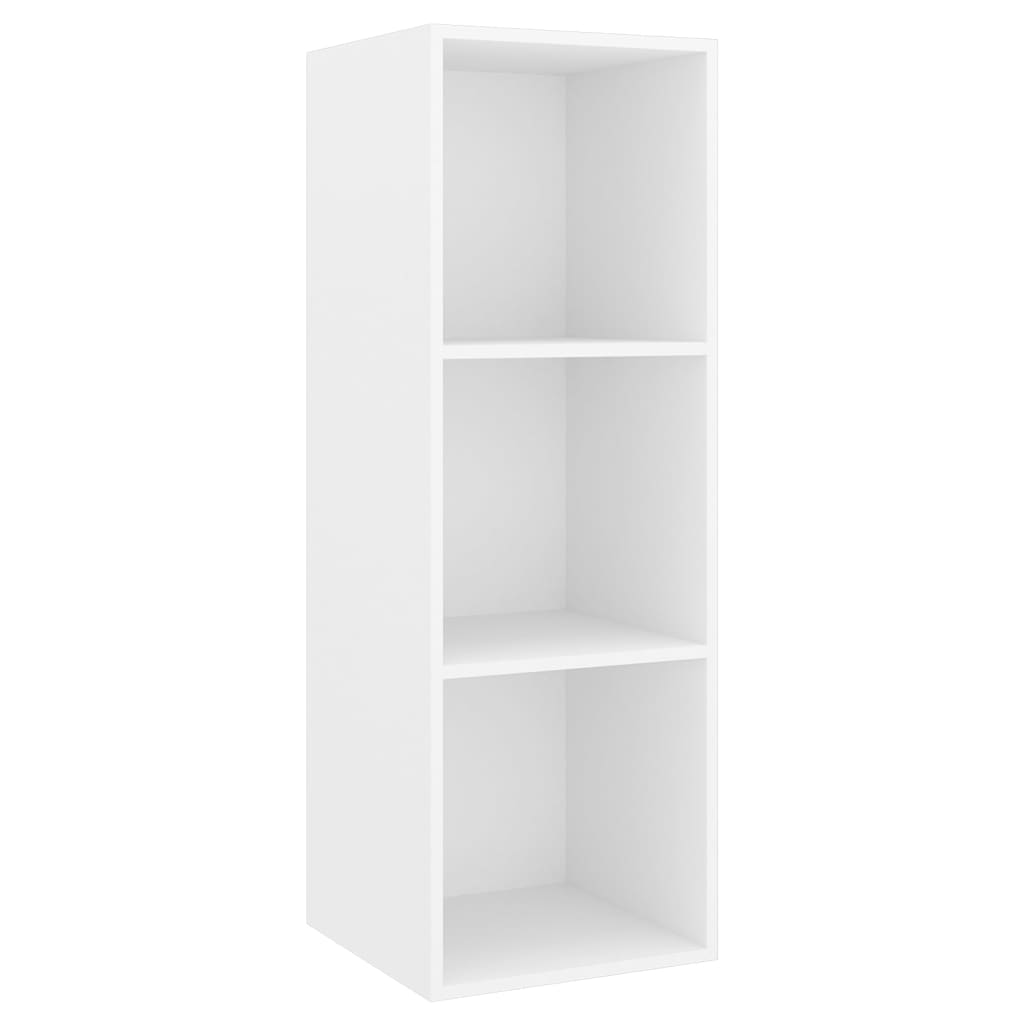 Ensemble de meubles TV 2 pièces en bois blanc