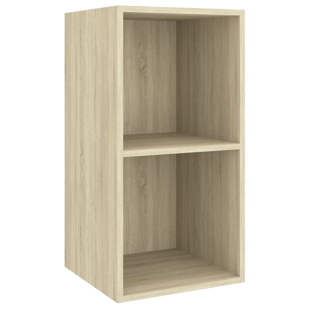 Ensemble de meubles TV 4 pièces en bois de chêne Sonoma