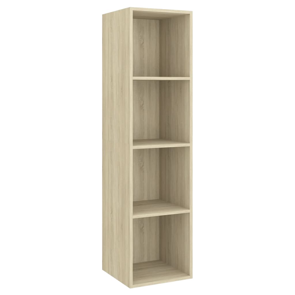 Ensemble de meubles TV 3 pièces en bois de chêne Sonoma