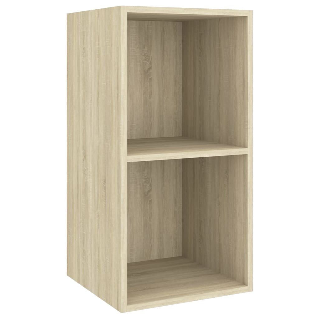 TV wall cabinets 4 pcs. Sonoma oak wood material