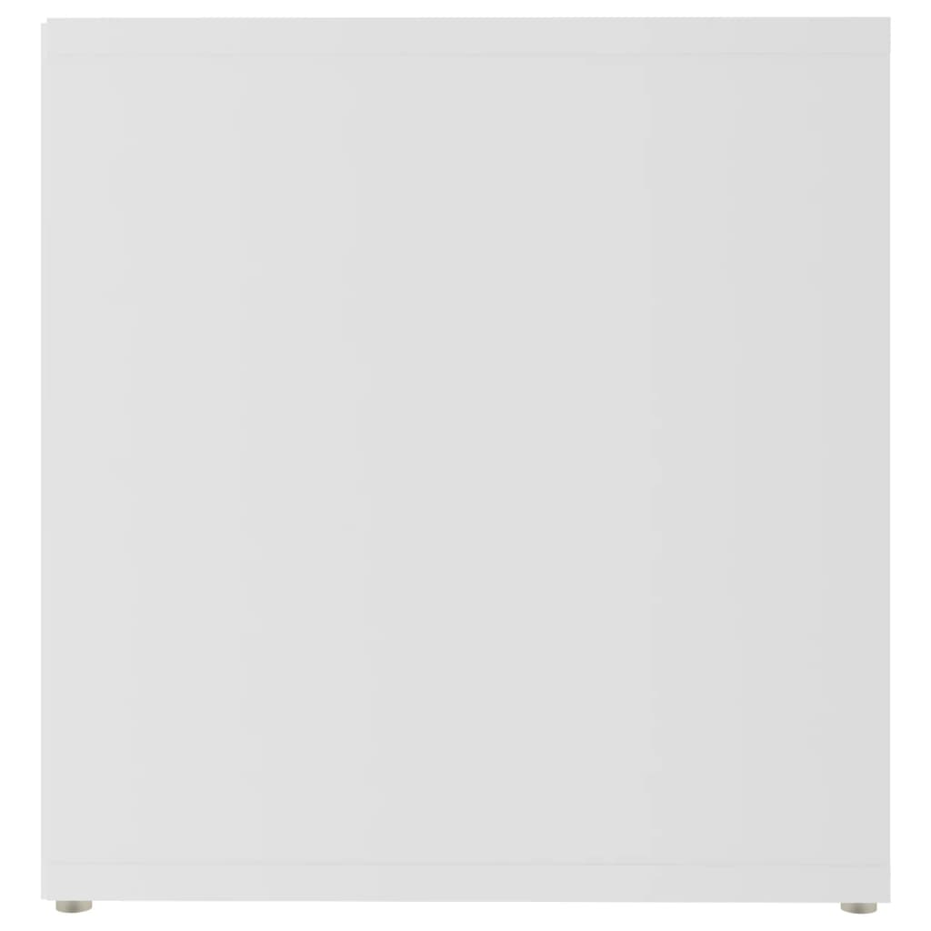 Meubles TV, lot de 2, blanc, 72 x 35 x 36,5 cm, en bois
