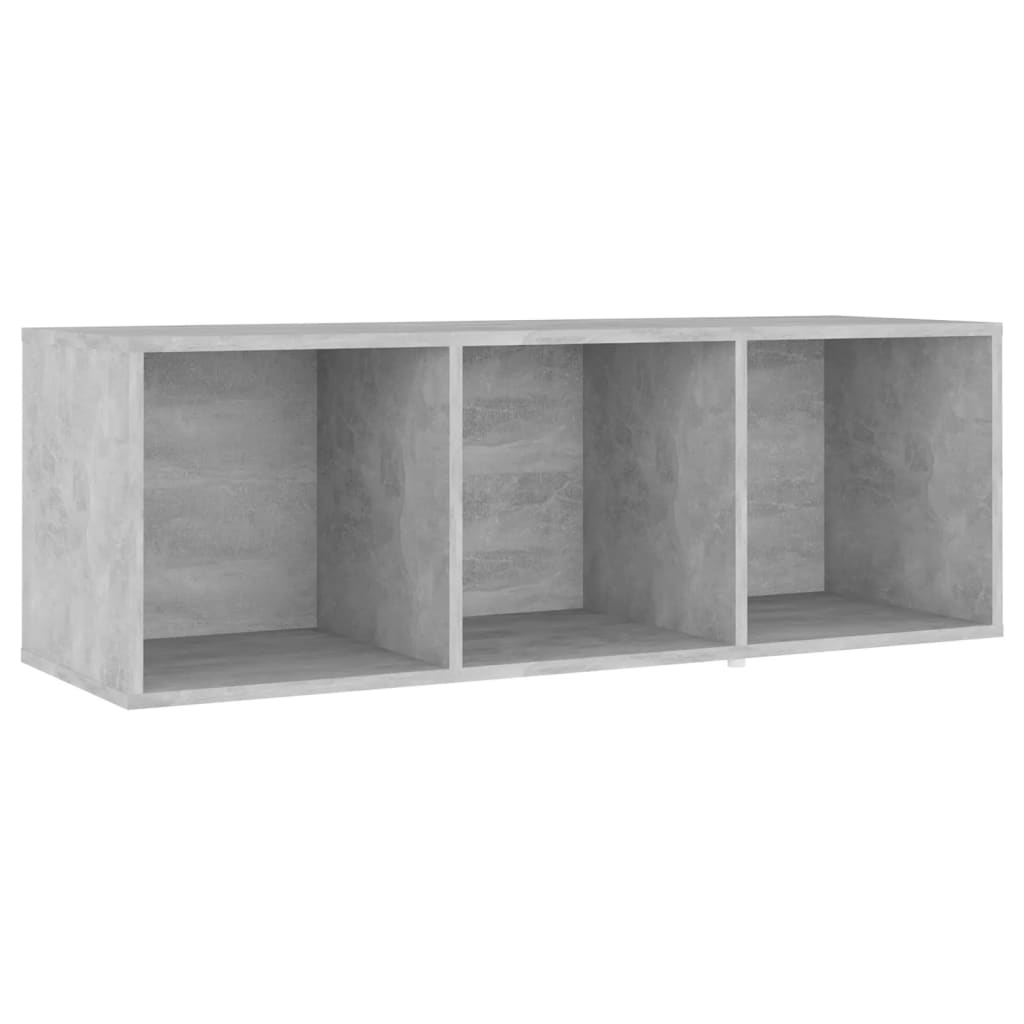 Ensemble de meubles TV 3 pièces en béton gris à base de bois