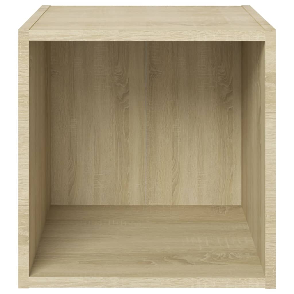 Ensemble de meubles TV 3 pièces en bois de chêne Sonoma