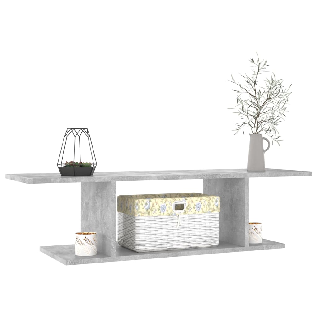 TV wall cabinet concrete grey 103x30x26.5 cm