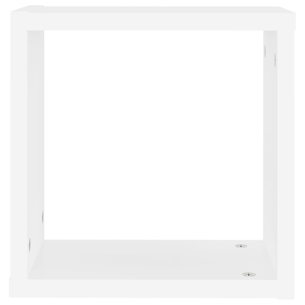 Étagères cubiques 6 pcs Blanc 30x15x30 cm