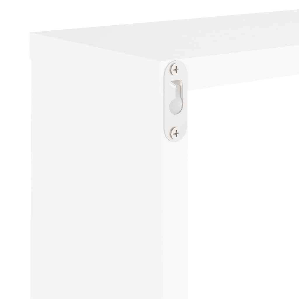 Étagères cubiques 6 pcs Blanc 30x15x30 cm