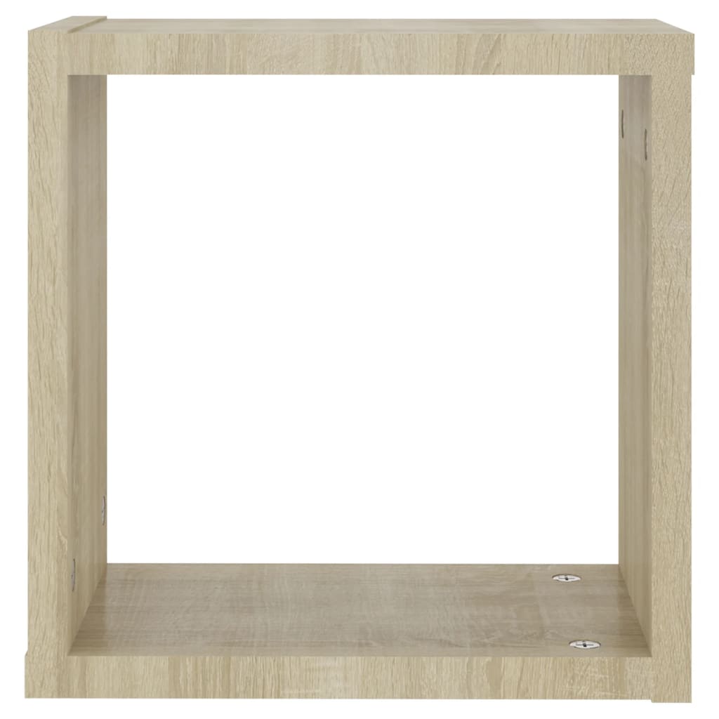 Cube shelves 4 pcs. Sonoma oak 30x15x30 cm