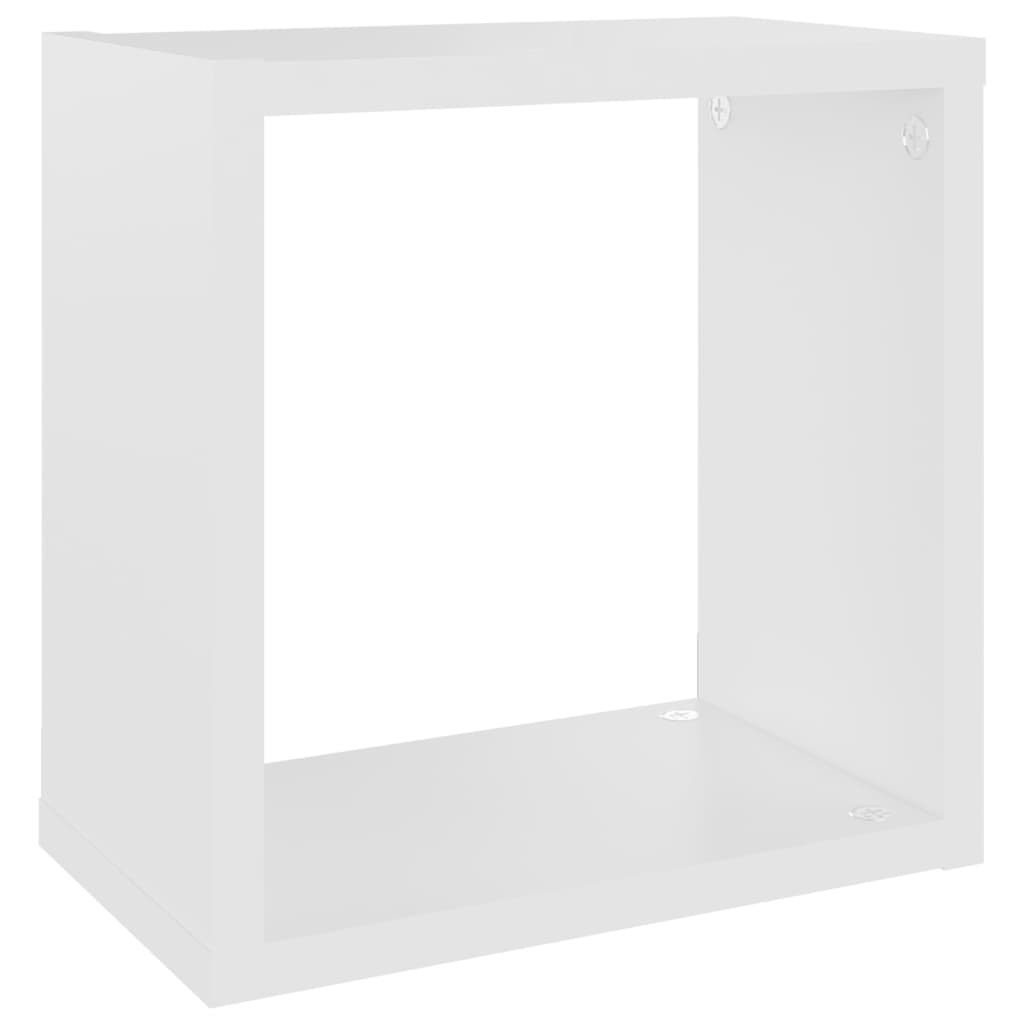 Cube shelves 4 pcs. White and Sonoma oak 26x15x26 cm
