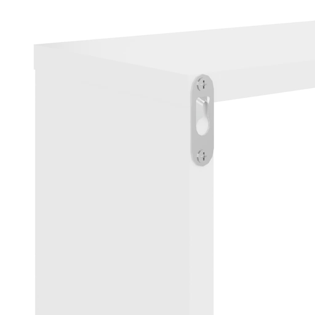 Cube shelves 4 pcs. White and Sonoma oak 26x15x26 cm