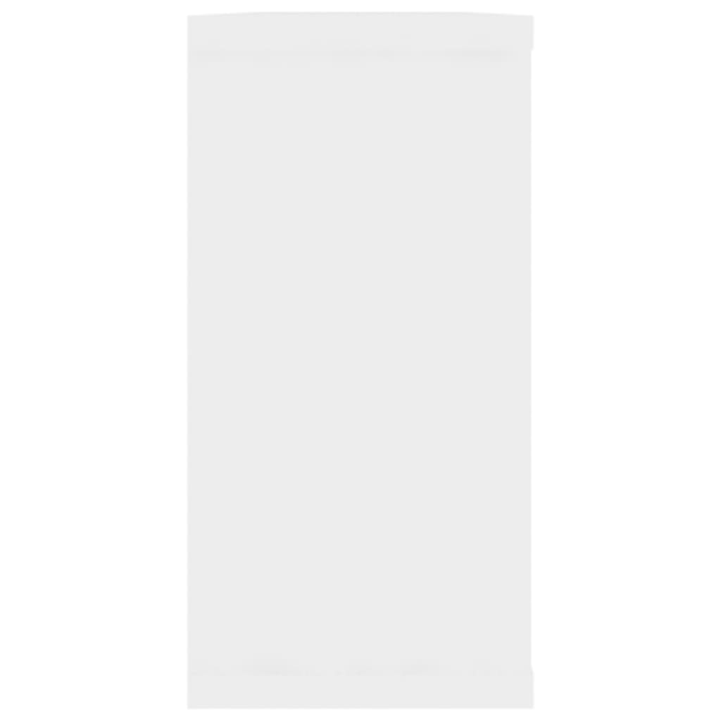 Cube shelves 4 pcs. White 100x15x30 cm wood material