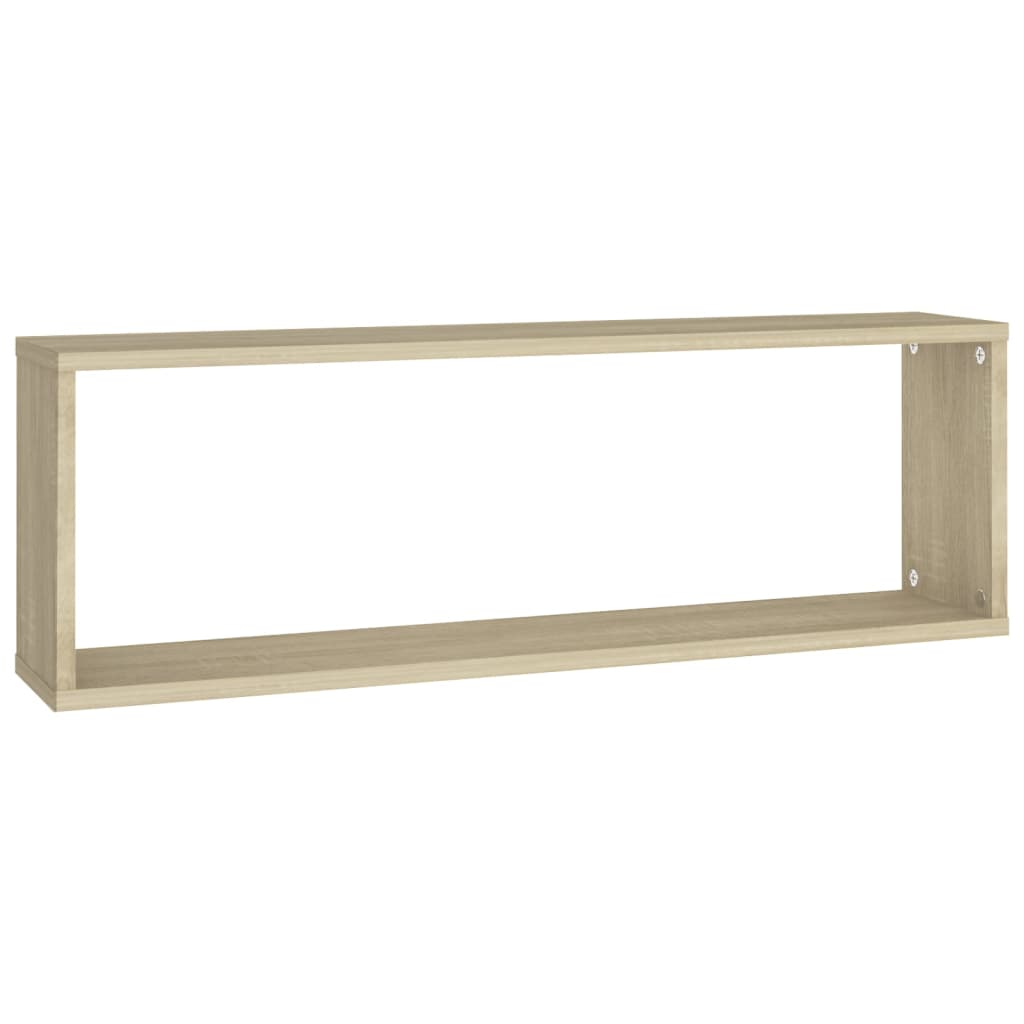 Cube shelves 4 pcs. Sonoma oak 80x15x26.5 cm wood material