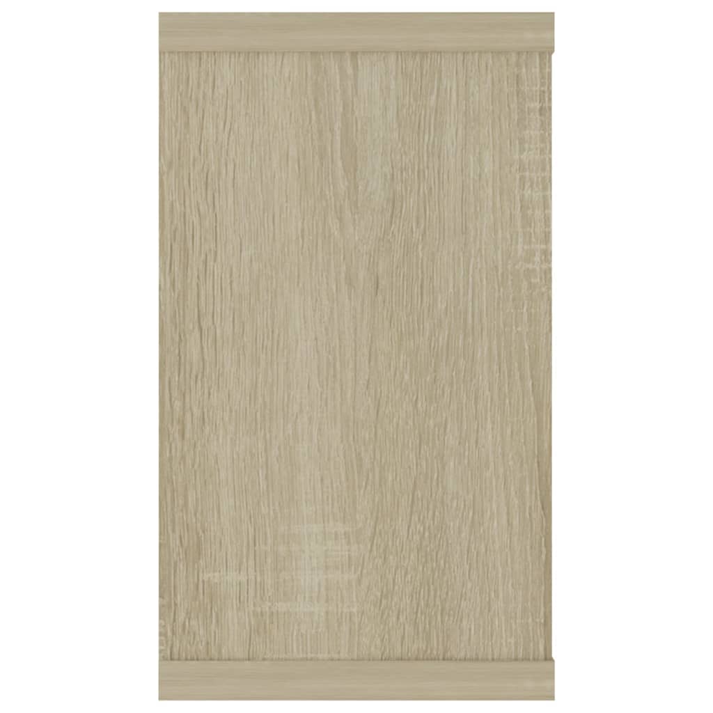 Étagères cubiques, 6 pièces, chêne Sonoma, 80 x 15 x 26,5 cm, matériau bois