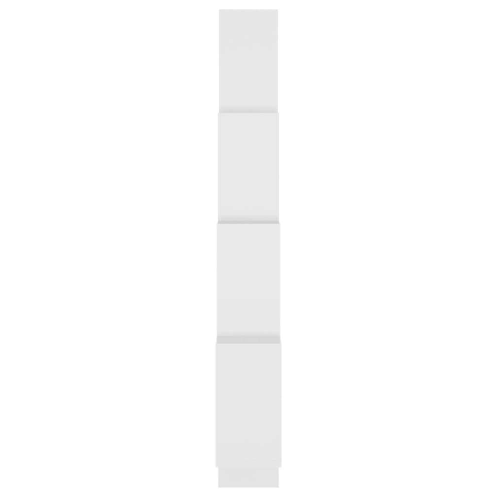 Étagère cubique blanche 90x15x119 cm en bois